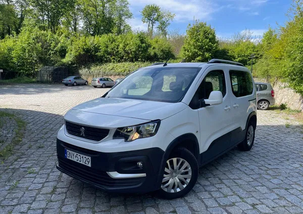 peugeot Peugeot Rifter cena 69900 przebieg: 95582, rok produkcji 2019 z Nysa